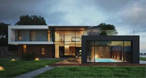 Desain eksterior rumah minimalis